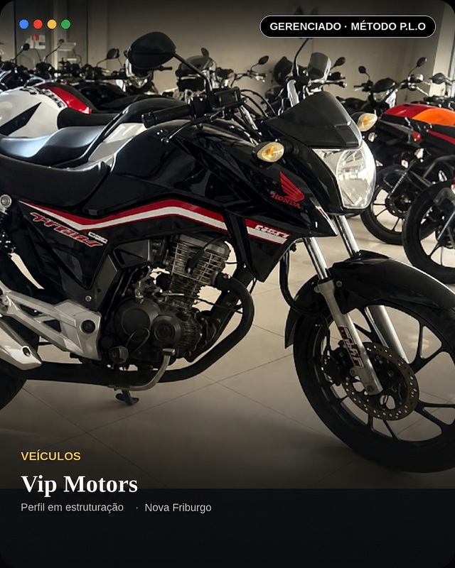 Perfil no Google de Vip Motors gerenciado pelo Método P.L.O